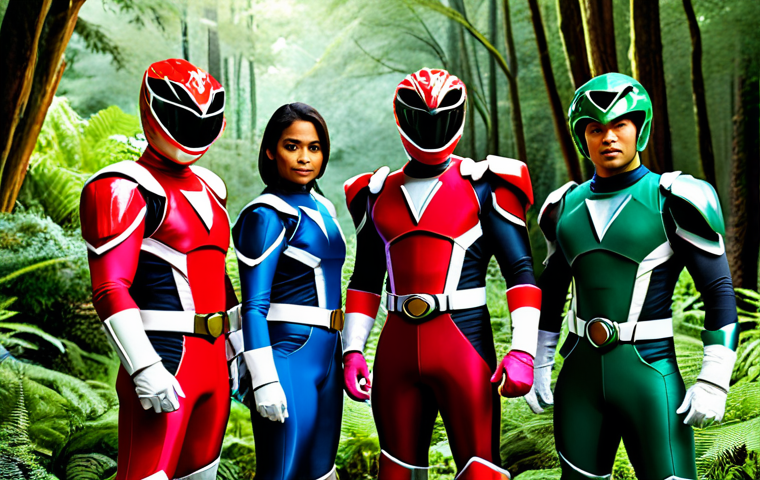 파워레인저 코믹북 소개 - Power Rangers Comic Book Cover**
"A dynamic comic book cover featuring Power Rangers in action pose... 파워레인저 코믹북 소개 - Power Rangers Comic Book Cover**
"A dynamic comic book cover featuring Power Rangers in action pose...