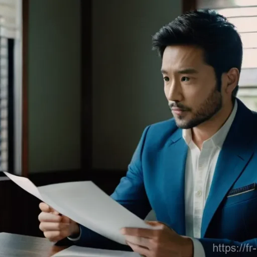 파워레인저 일본판 배우 - **Prompt:** A male actor in his mid-30s, dressed in a stylish yet casual dark blue blazer and a ligh...