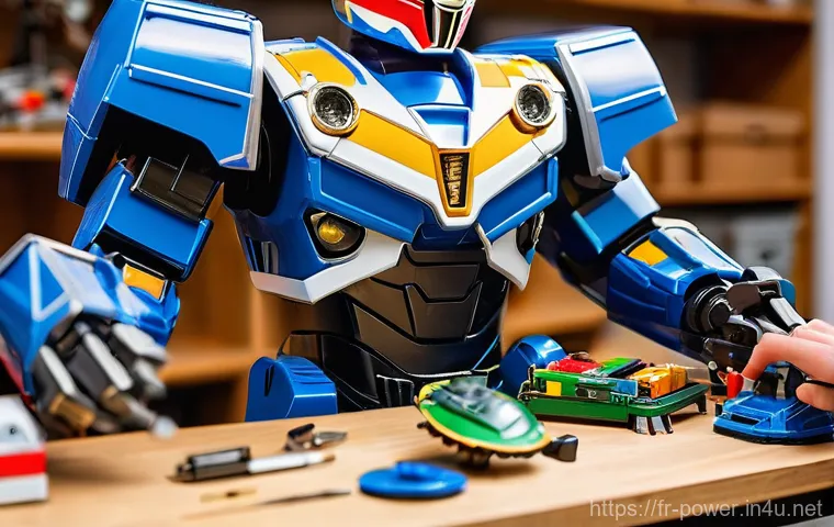 파워레인저 레인저 키트 기능 - **Prompt 1: Dynamic Morphin' Time!**
A Power Ranger, mid-transformation sequence, surrounded by ... 파워레인저 레인저 키트 기능 - **Prompt 1: Dynamic Morphin' Time!**
A Power Ranger, mid-transformation sequence, surrounded by ...